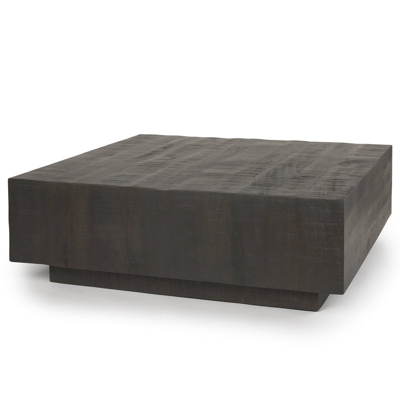 DUBOIS COFFEE TABLE SQUARE DARK BROWN