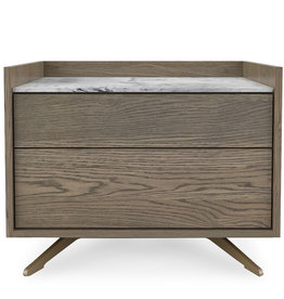 MEMENTO 2 DRAWER NIGHTSTAND LARGE By HUPPE