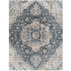 CARDIFF HIGH-TEA 6'7" X 9'6" NEUTRALS GREY TEAL CAMEL