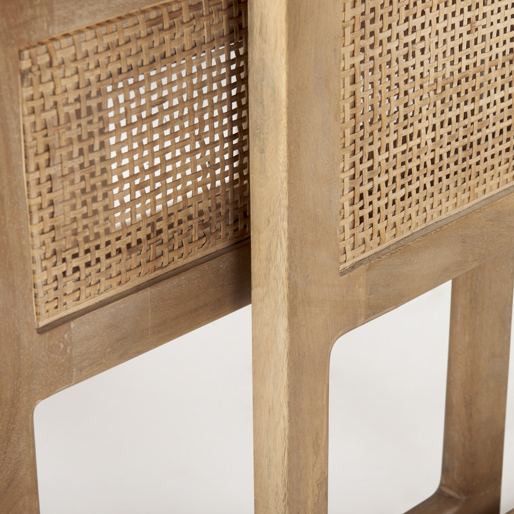 ANTHEM NESTING TABLES SET2 CANE NATURAL Portside Interiors