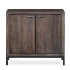 NADIE 2 DOOR CABINET WOOD BROWN