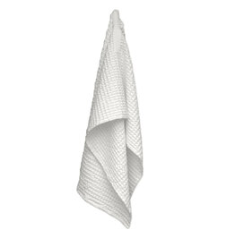 Big Waffle Large Hand Towel Natural White