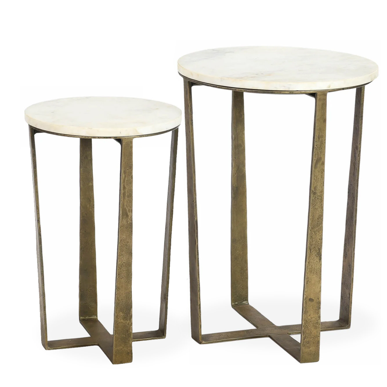 CARMEL NESTING TABLES MARBLE SET2 Portside Interiors