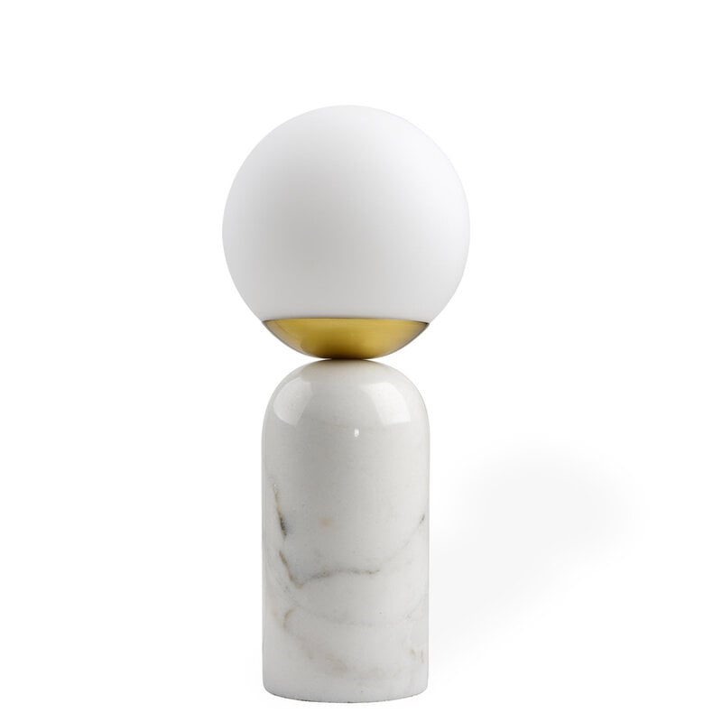 ICARUS TABLE LAMP MARBLE WHITE