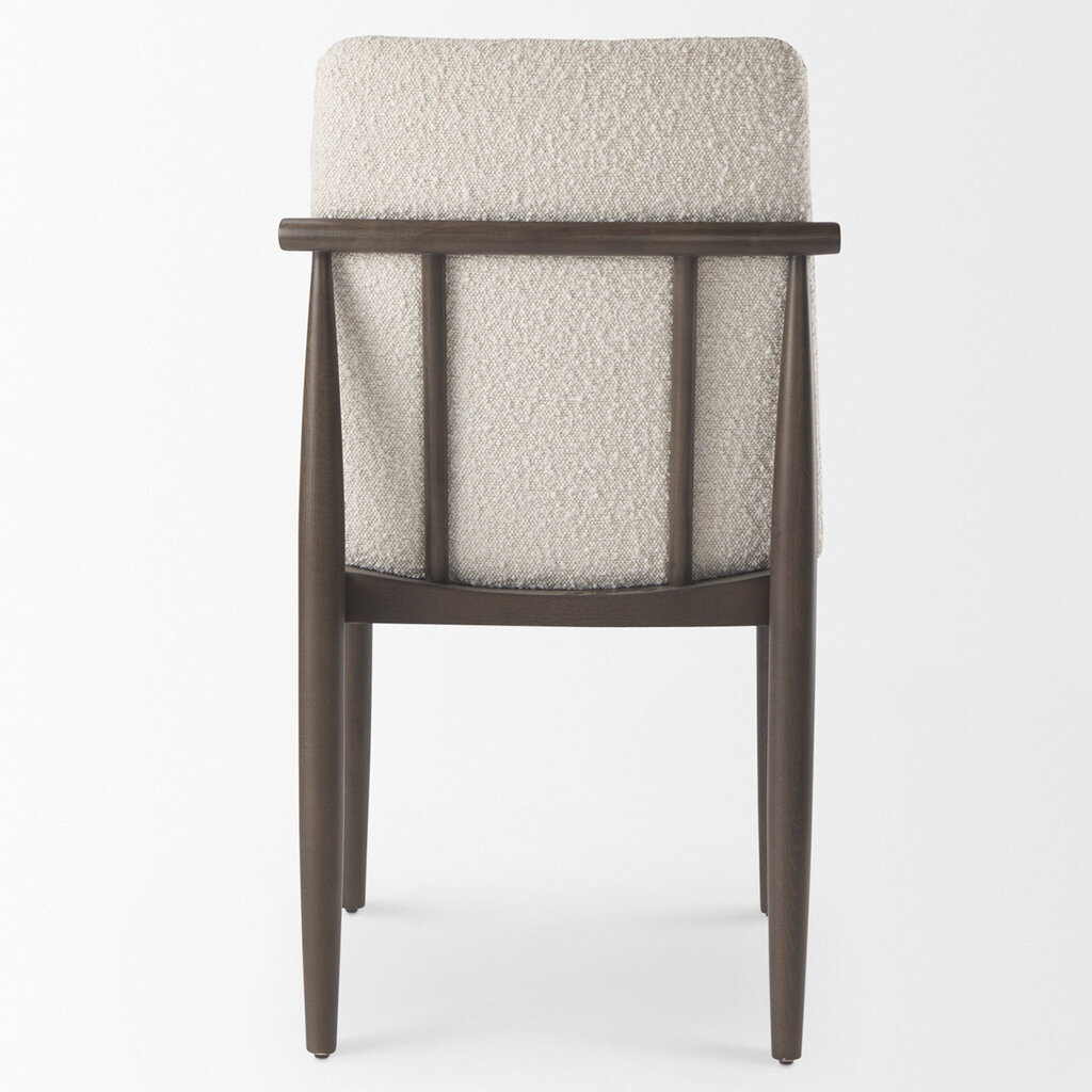 JOAKIM DINING CHAIR BOUCLE DARK FRAME