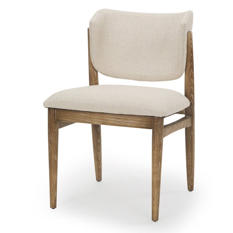BRUSSELS DINING CHAIR WHITE SAND