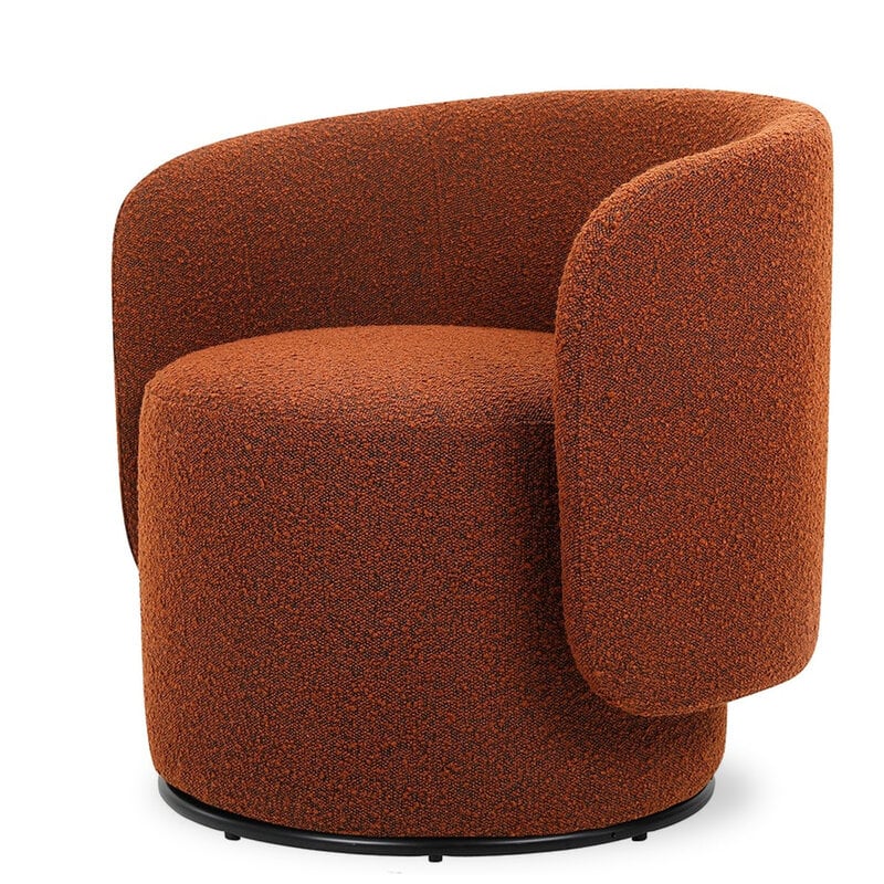 BLITZ SWIVEL CHAIR TERRACOTTA