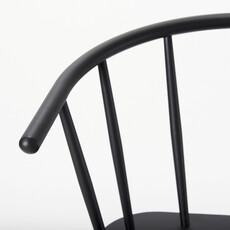 ATLAS COUNTER STOOL METAL BLACK