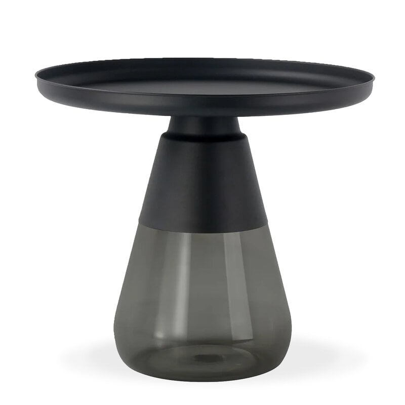 RöK SIDE TABLE SMOKED GLASS