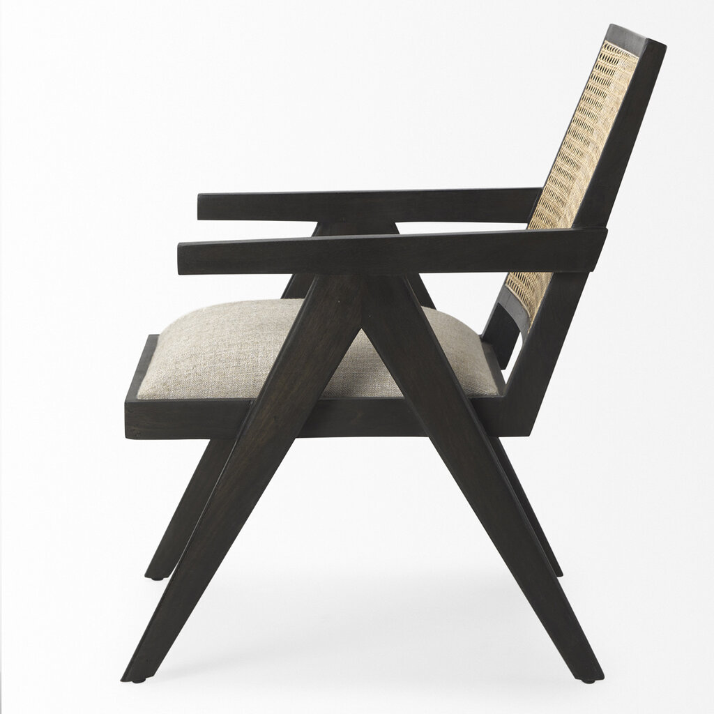 CHESTER CANE BACK CHAIR BLACK