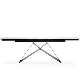 WESTENDER CERAMIC CARRERA EXTENSION DINING TABLE 63" TO 94.5"