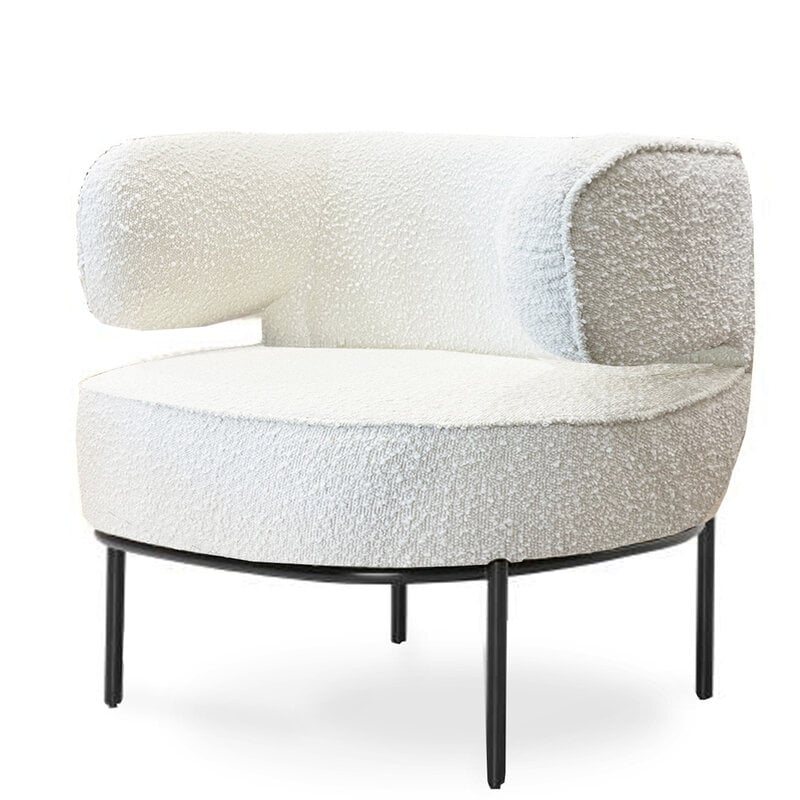 ELETTA CHAIR BOUCLE WHITE SAND