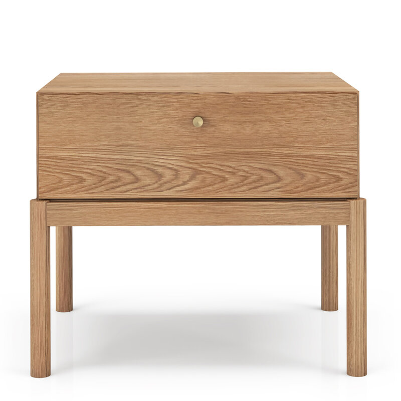 LAWRENCE 1 DRAWER NIGHTSTAND OAK By Huppe