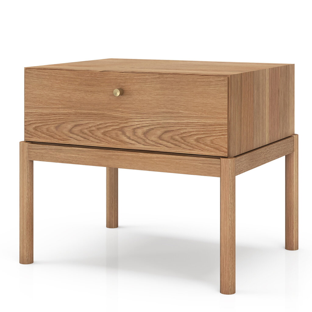 LAWRENCE 1 DRAWER NIGHTSTAND OAK By Huppe