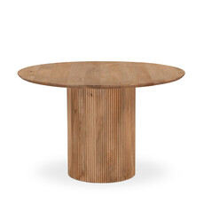 VESPERTINE DINING TABLE ROUND 47" SMOKED