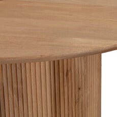 VESPERTINE DINING TABLE ROUND 47" SMOKED