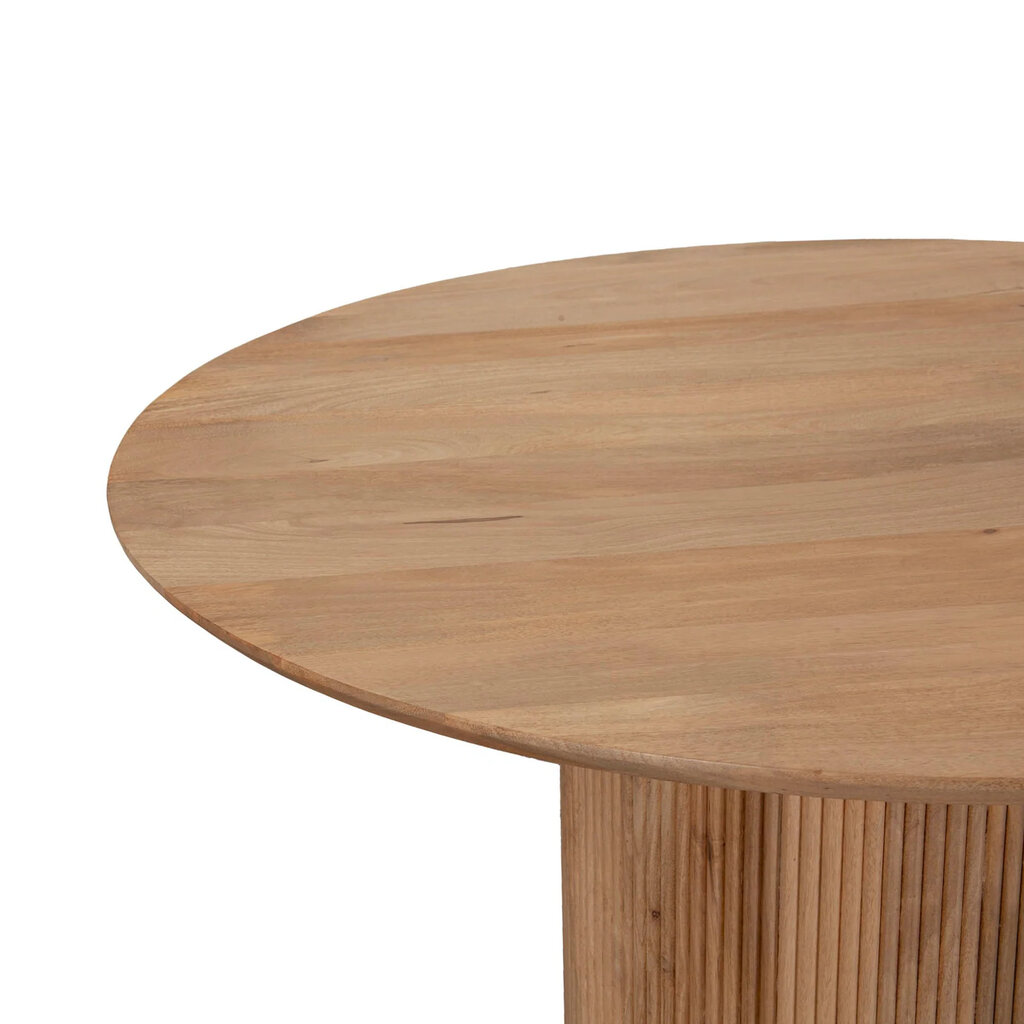 VESPERTINE DINING TABLE ROUND 47" SMOKED