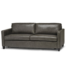 REVEAL SOFABED LEATHER GREY