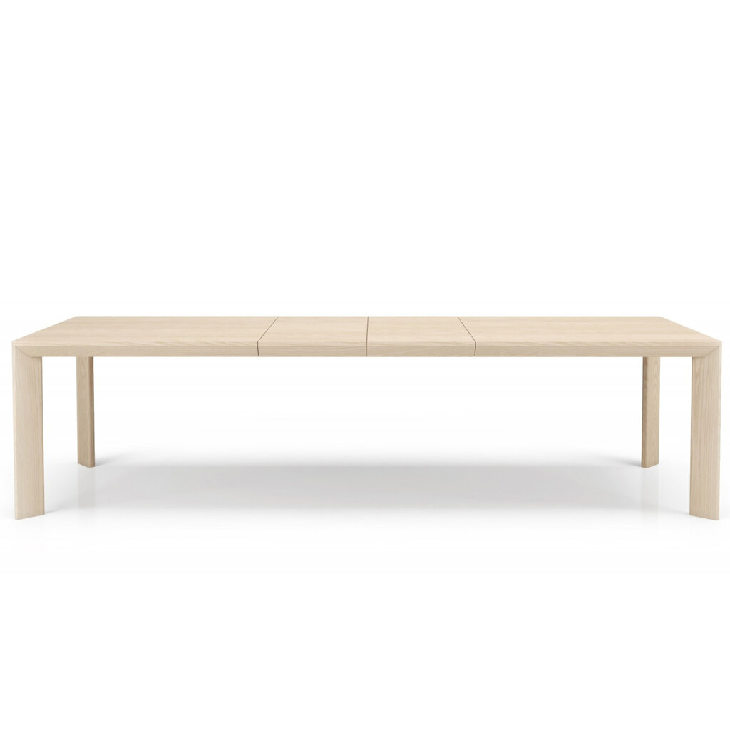 FINLEY ASHWOOD DOUBLE EXTENSION TABLE 82" TO 118" By HUPPE