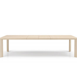 FINLEY ASHWOOD DOUBLE EXTENSION TABLE 82" TO 118" By HUPPE