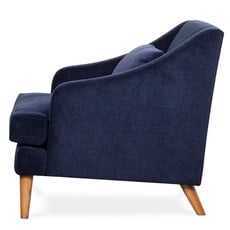 CATHERINE CHAIR CHENILLE BLUE