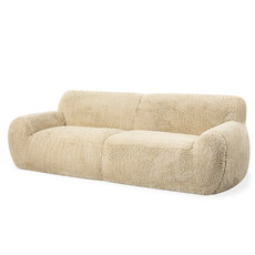 CHESTER SOFA FAUX FUR NATURAL