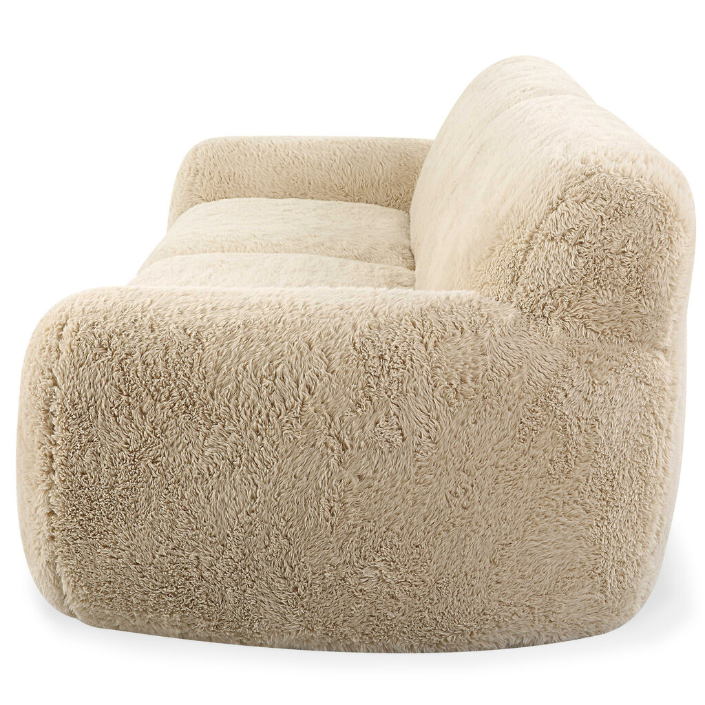 CHESTER SOFA FAUX FUR NATURAL