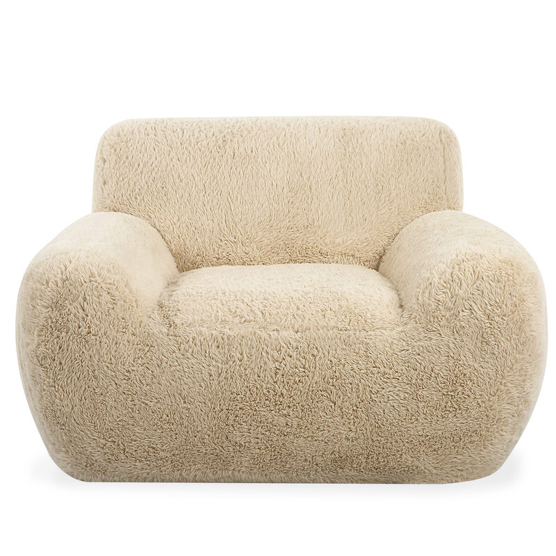 CHESTER CHAIR FAUX FUR NATURAL