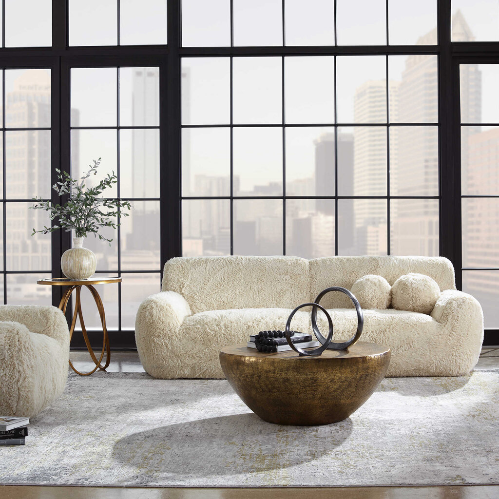 CHESTER CHAIR FAUX FUR NATURAL