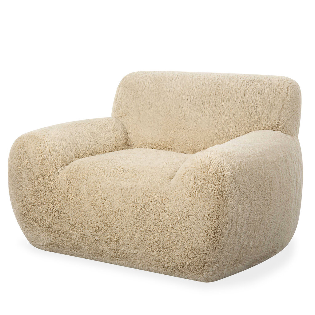 CHESTER CHAIR FAUX FUR NATURAL