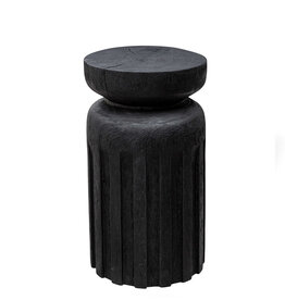 SAVINA ACCENT TABLE - SHORT BLACK