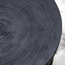 SAVINA ACCENT TABLE - SHORT BLACK