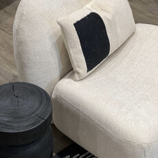SAVINA ACCENT TABLE - SHORT BLACK