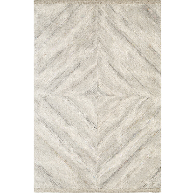 GRANADA DIAMOND 5' X 7'6" IVORY LIGHT BEIGE