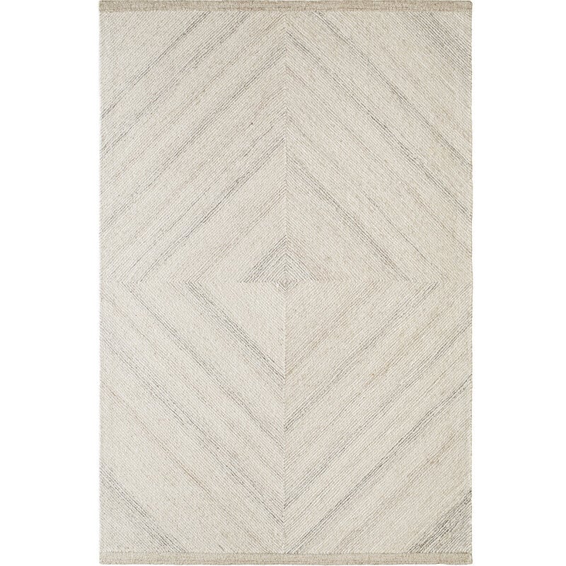 GRANADA DIAMOND 8' X 10" IVORY LIGHT BEIGE