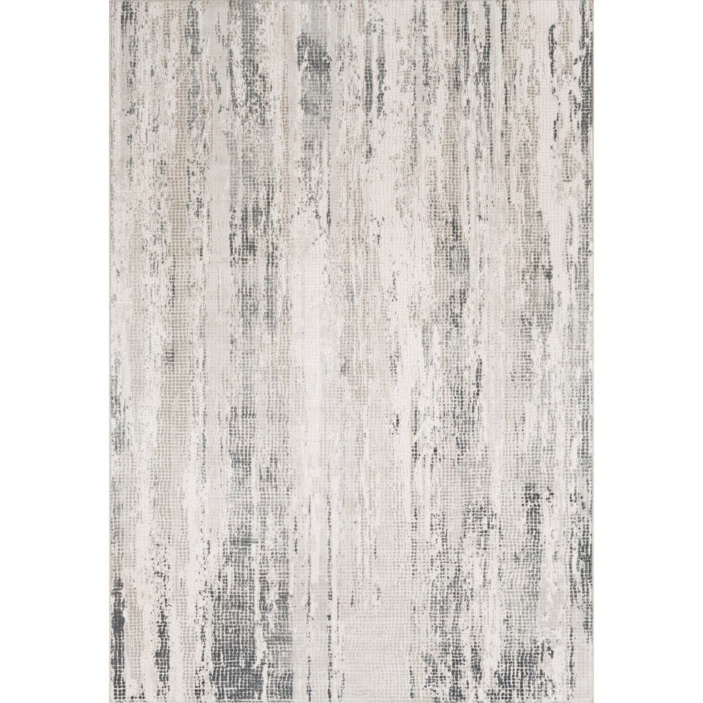 AISHA 6'7" X 9'6" LIGHT GREY OFF WHITE