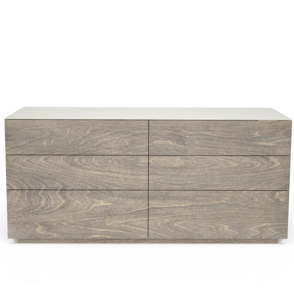 ALMA 6 DRAWER DRESSER BIRCH By HUPPE