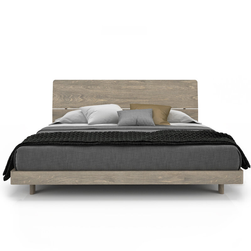 ALMA BIRCH WOOD BED By HUPPE