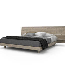 ALMA BED EXTENDED W/ SHELVES By HUPPE