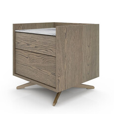 MEMENTO 2 DRAWER NIGHTSTAND SMALL By HUPPE