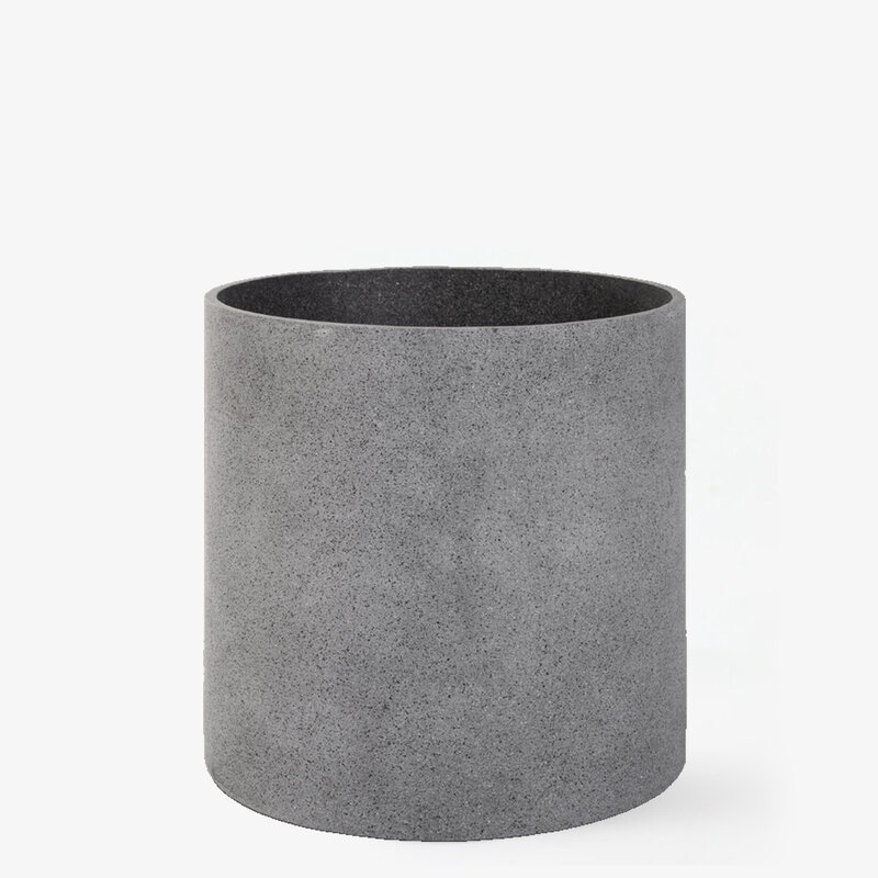 MORAY POT MEDIUM GREY 12"D X 12"H