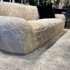 CHESTER SOFA FAUX FUR NATURAL