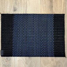 PORTSIDE PLACEMAT BLUE AND BLACK 17"X12"