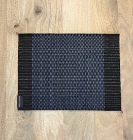 PORTSIDE PLACEMAT BLUE AND BLACK  13.75"X10.25"