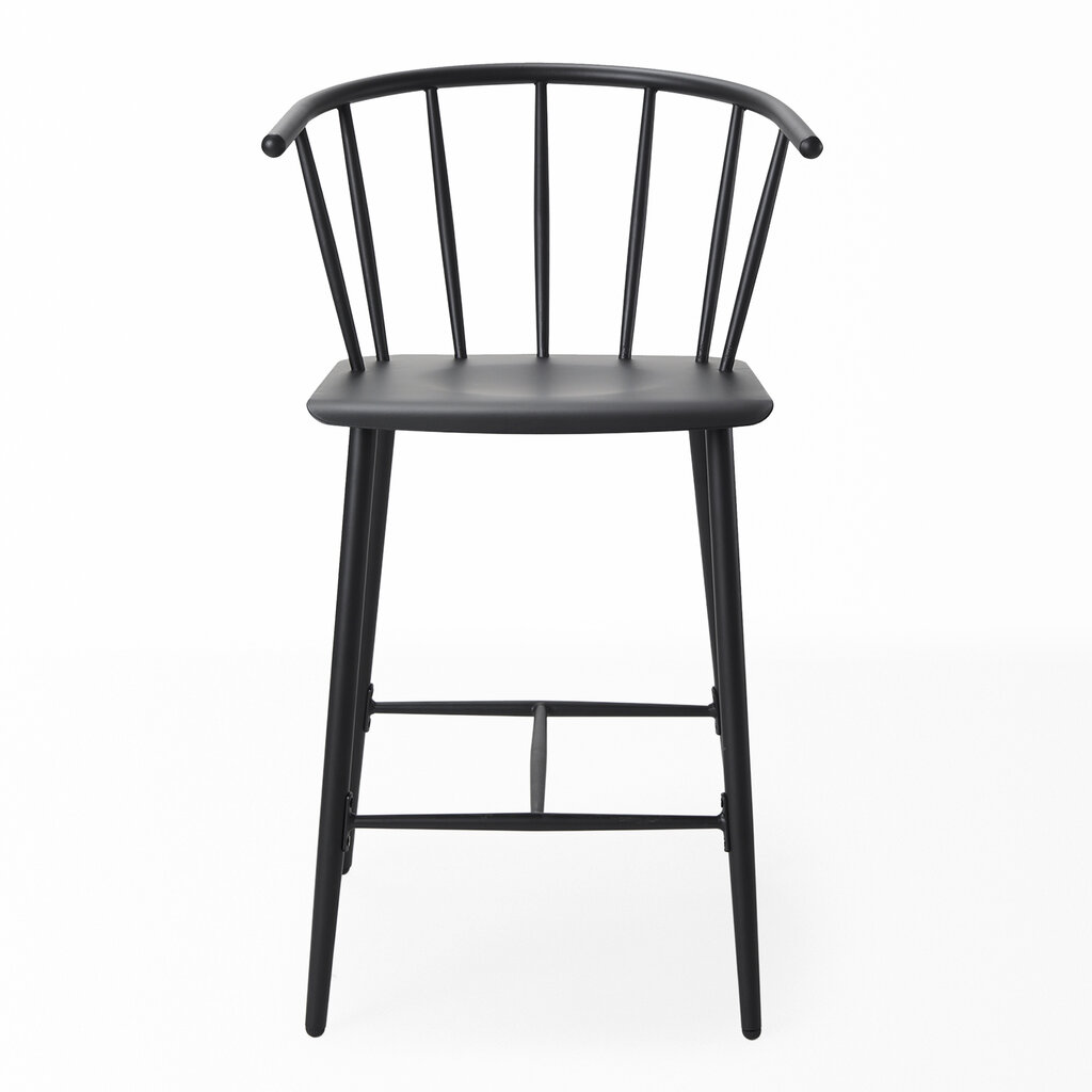 ATLAS COUNTER STOOL METAL BLACK