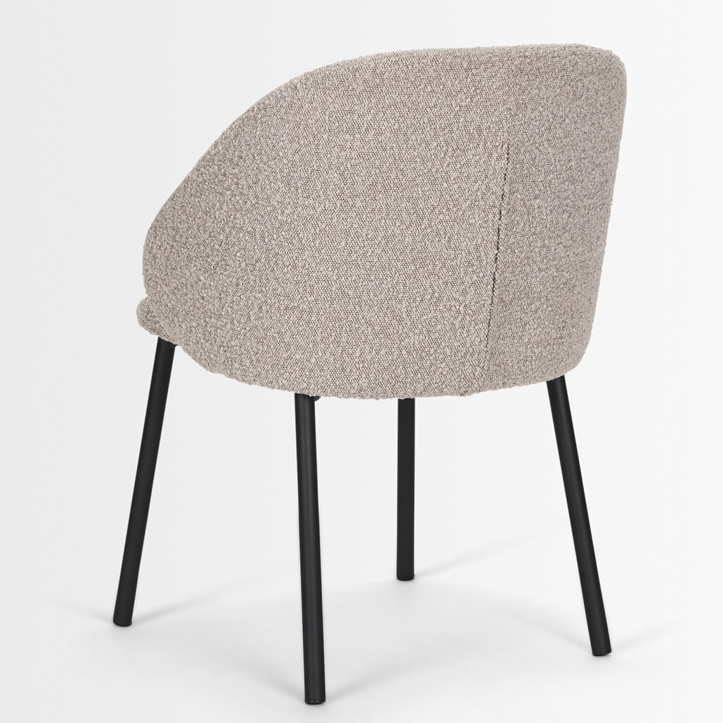 ALBAN DINING CHAIR BOUCLE TAUPE