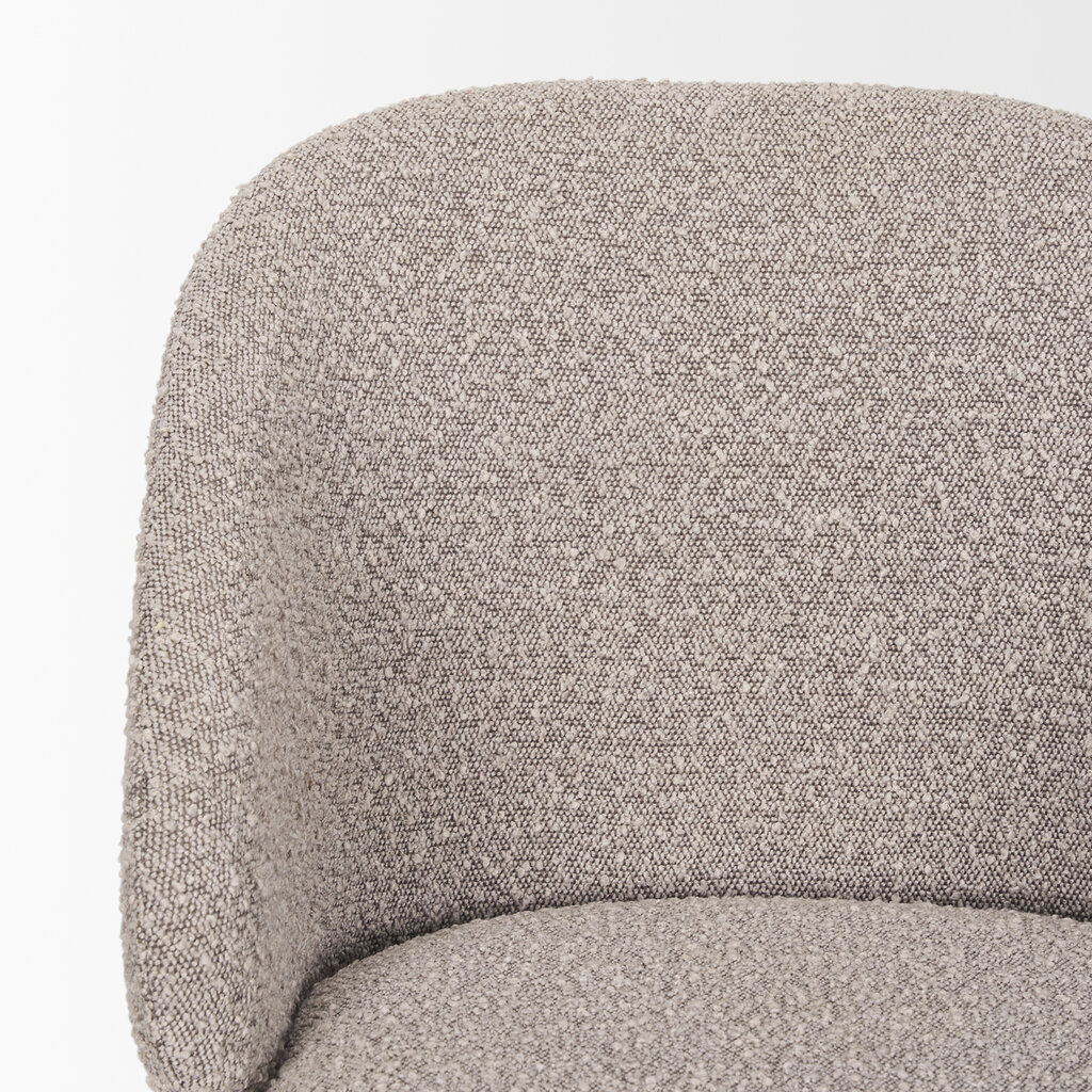 ALBAN DINING CHAIR BOUCLE TAUPE