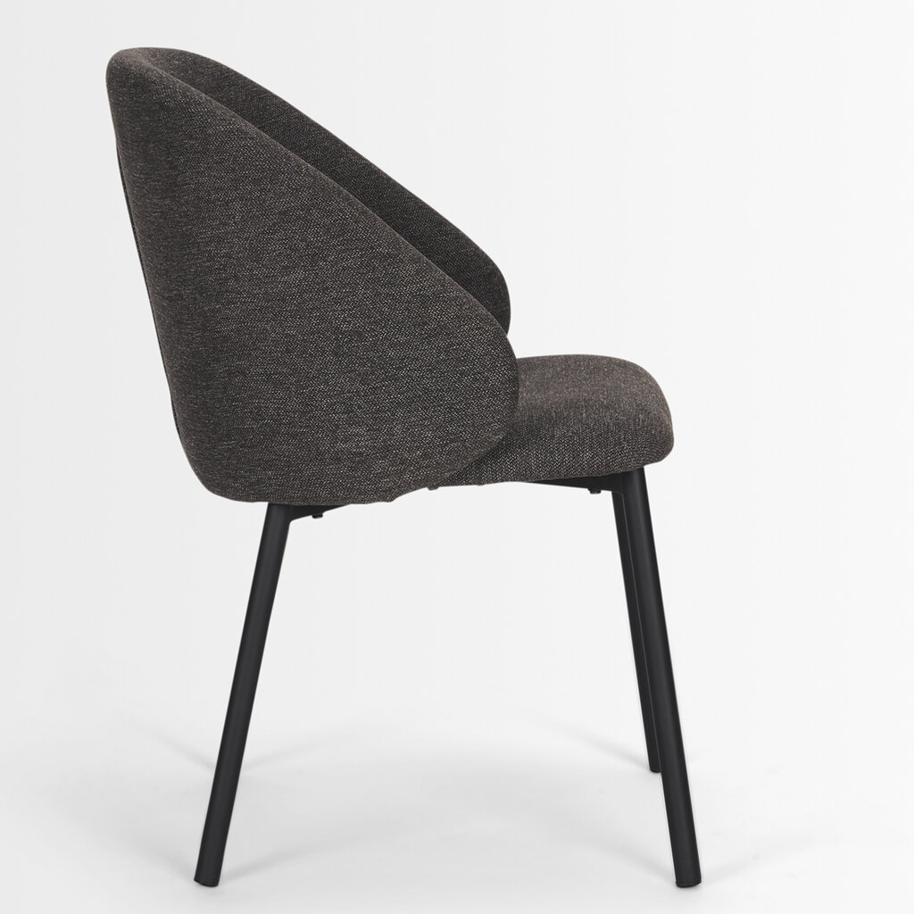 ALBAN DINING CHAIR MODERN CHARCOAL