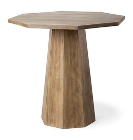 CLARK FOYER TABLE NATURAL  WOOD