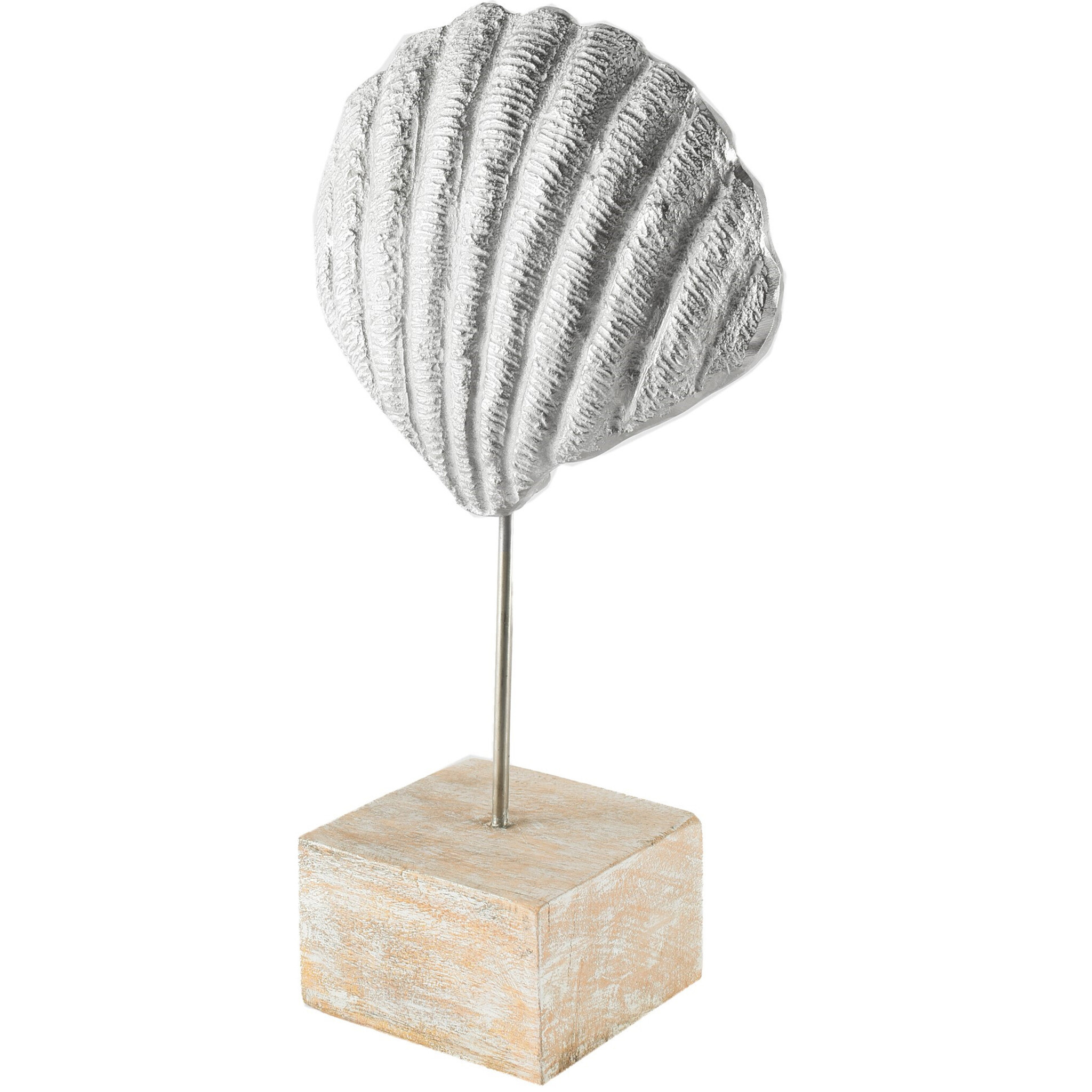 CLAM SHELL DECOR ON STAND Portside Interiors